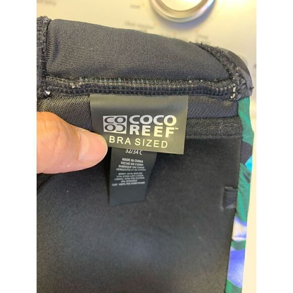 Coco Reef Multicolor Strapless Bikini Top Size 32/34C - Picture 8 of 9
